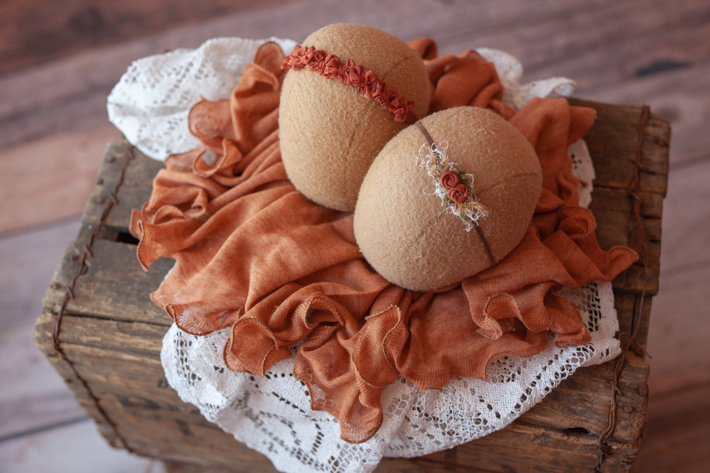 Copper - Curly Wrap and Tiebacks