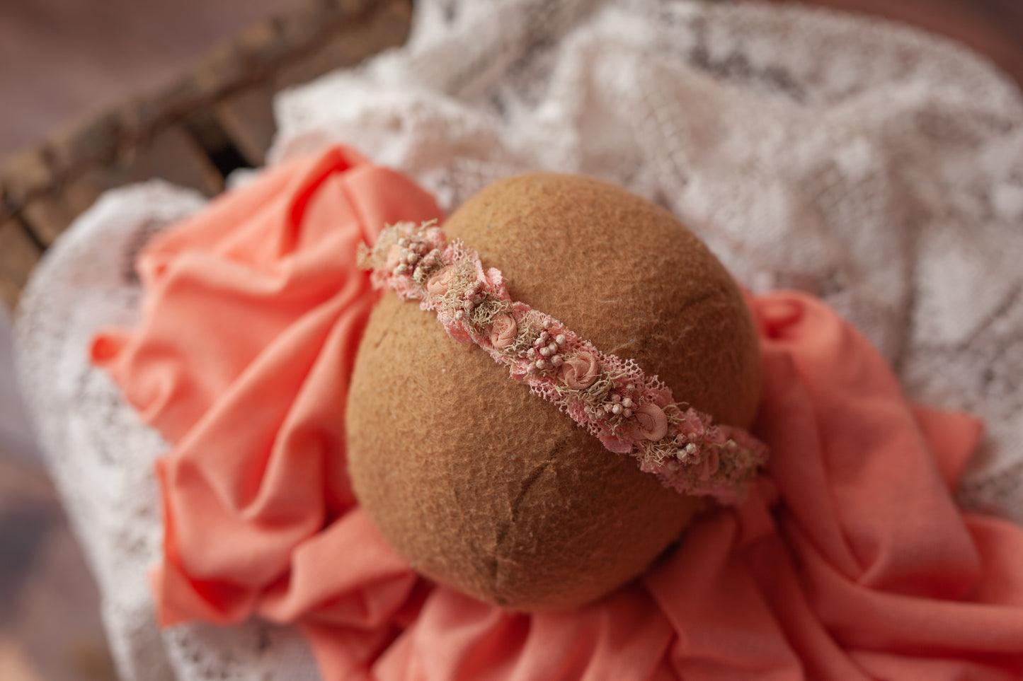 Peach dainty halo
