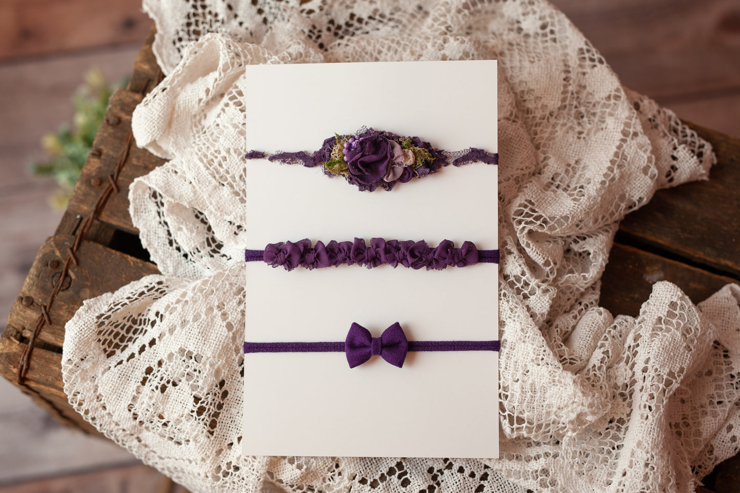 Grape - set of three tiebacks