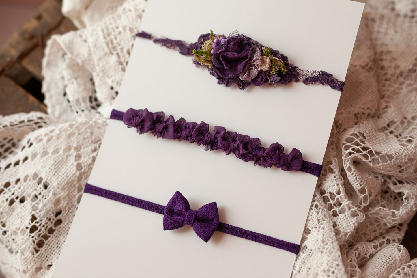 Grape - set of three tiebacks