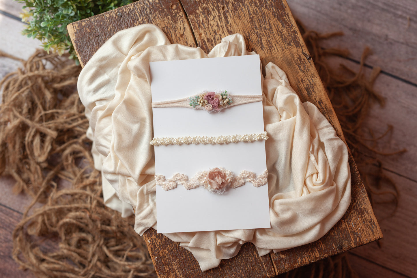 Pearls- Set of 3 tiebacks