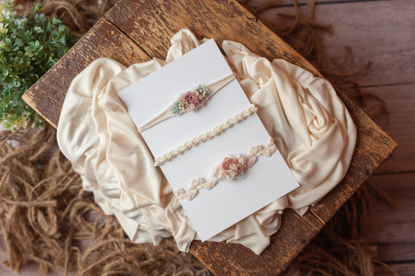 Pearls- Set of 3 tiebacks