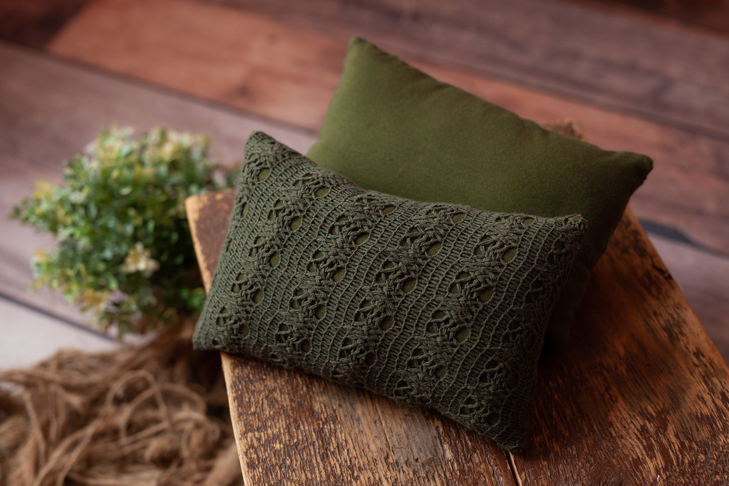 Dark Green Pillow