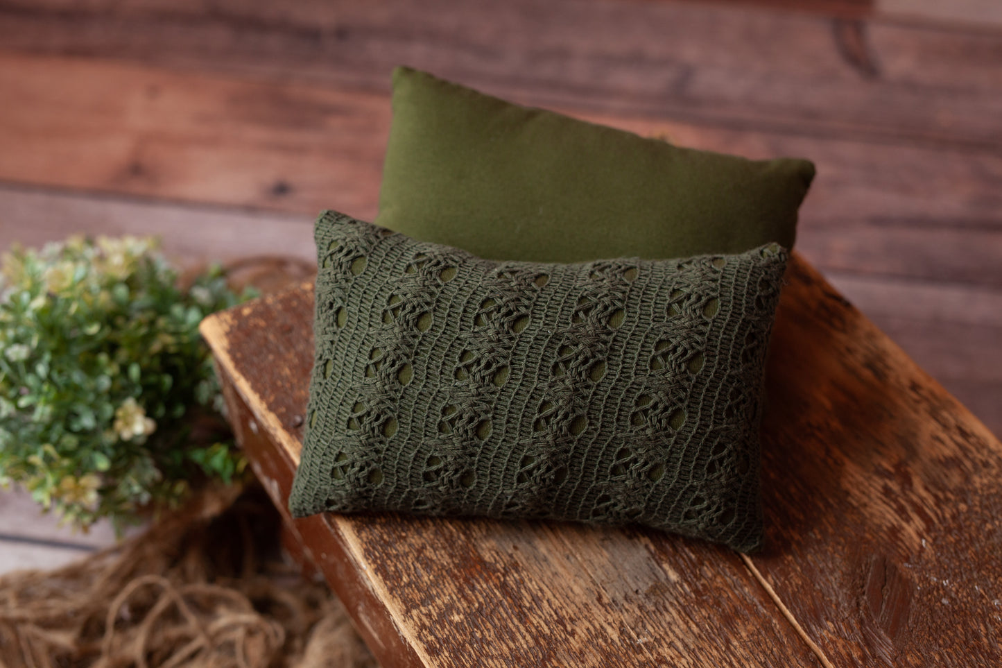 Dark Green Pillow