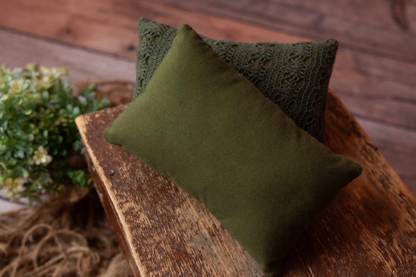 Dark Green Pillow