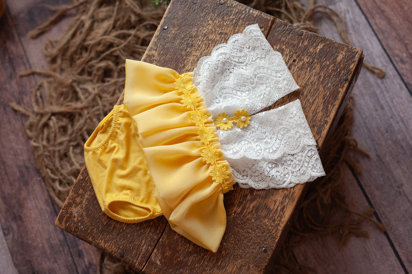 Dahlia - 2 piece NEWBORN romper