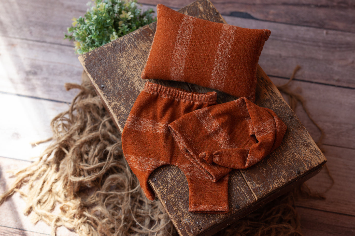 Burnt Orange Newborn Set