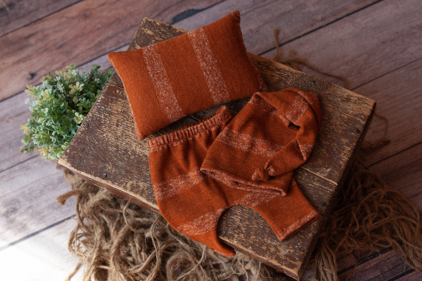 Burnt Orange Newborn Set