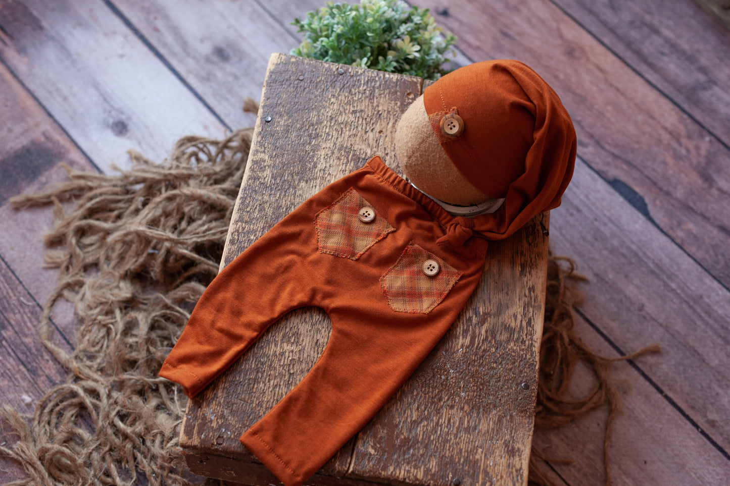 Scout - Newborn Pants and Sleepy Cap