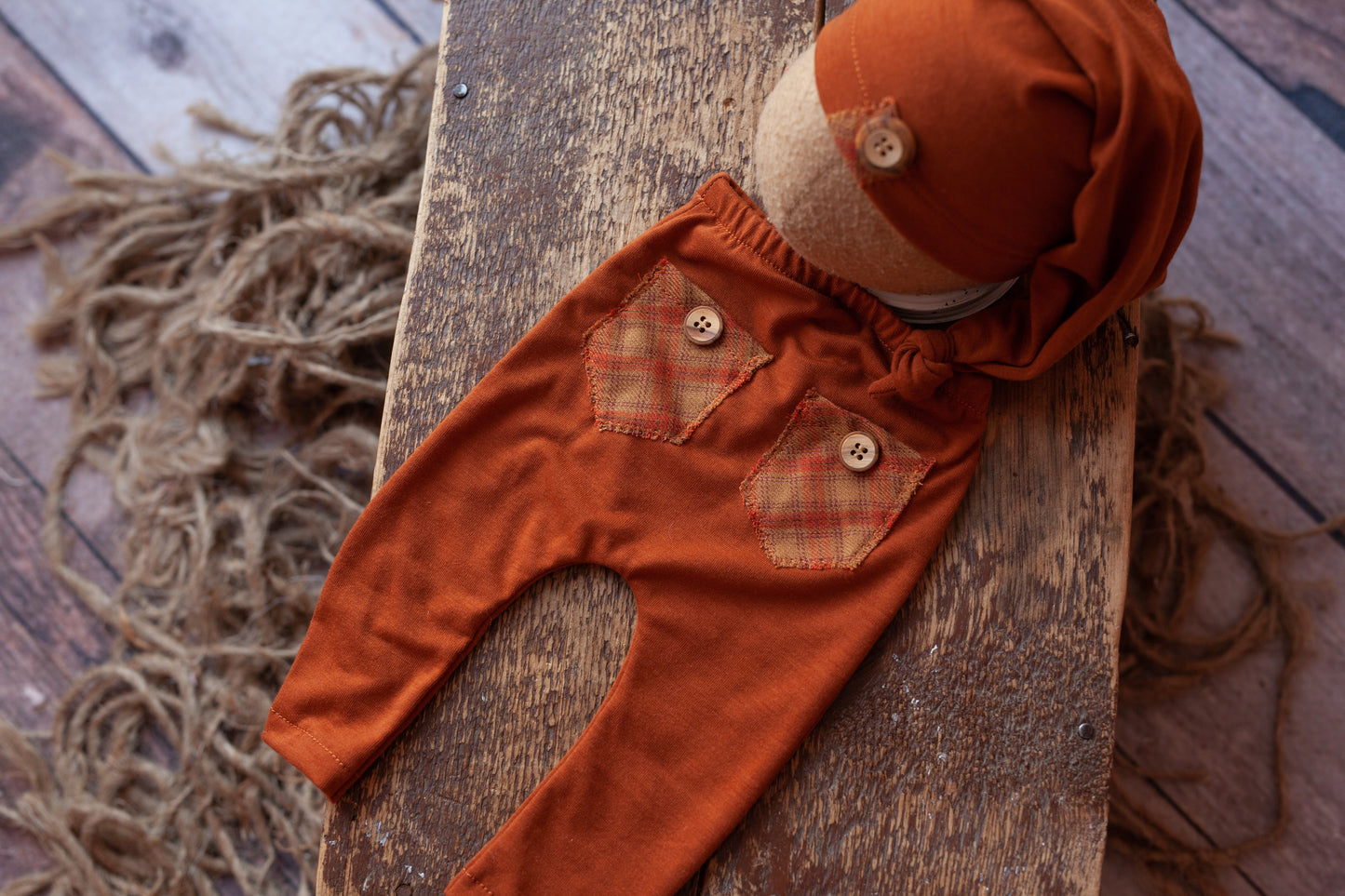 Scout - Newborn Pants and Sleepy Cap