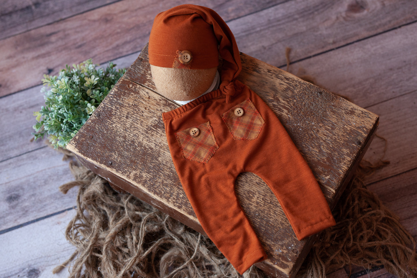 Scout - Newborn Pants and Sleepy Cap