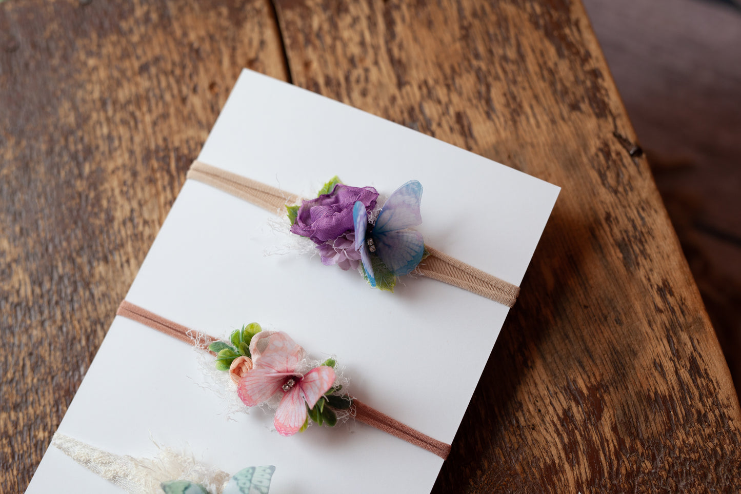 Three Butterly Tiebacks