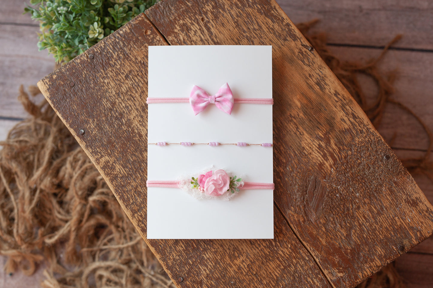 Inspired By 'the Barbs"- set of three tiebacks
