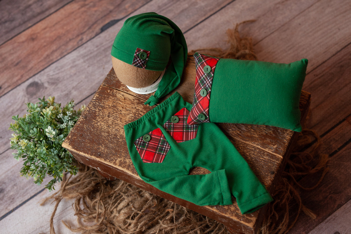 HALF OFF! Festive Green - 3 piece set