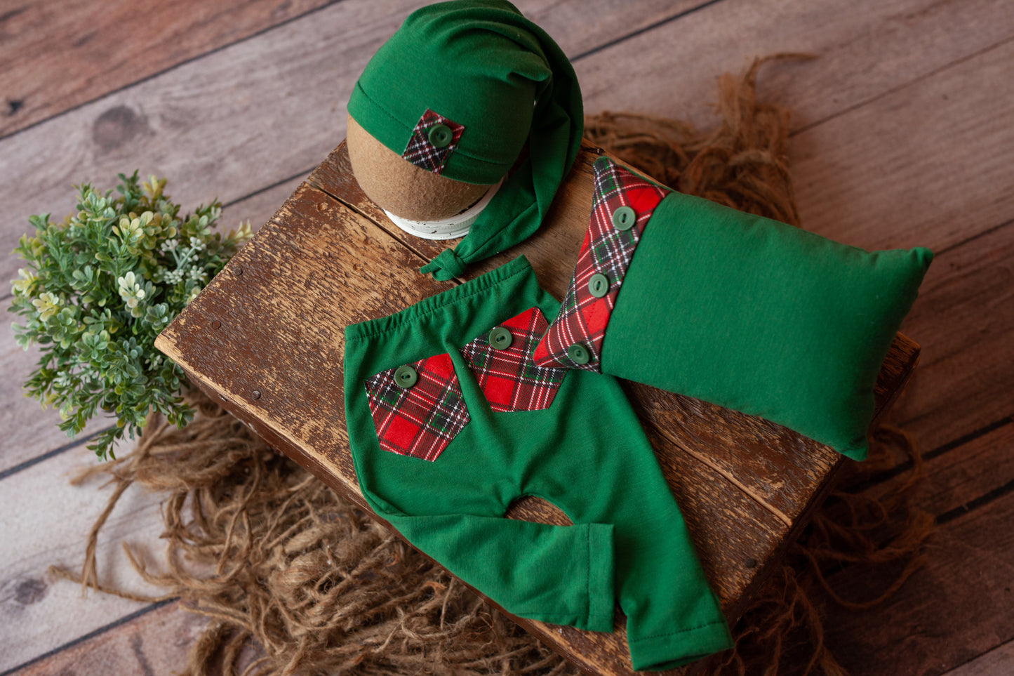 HALF OFF! Festive Green - 3 piece set