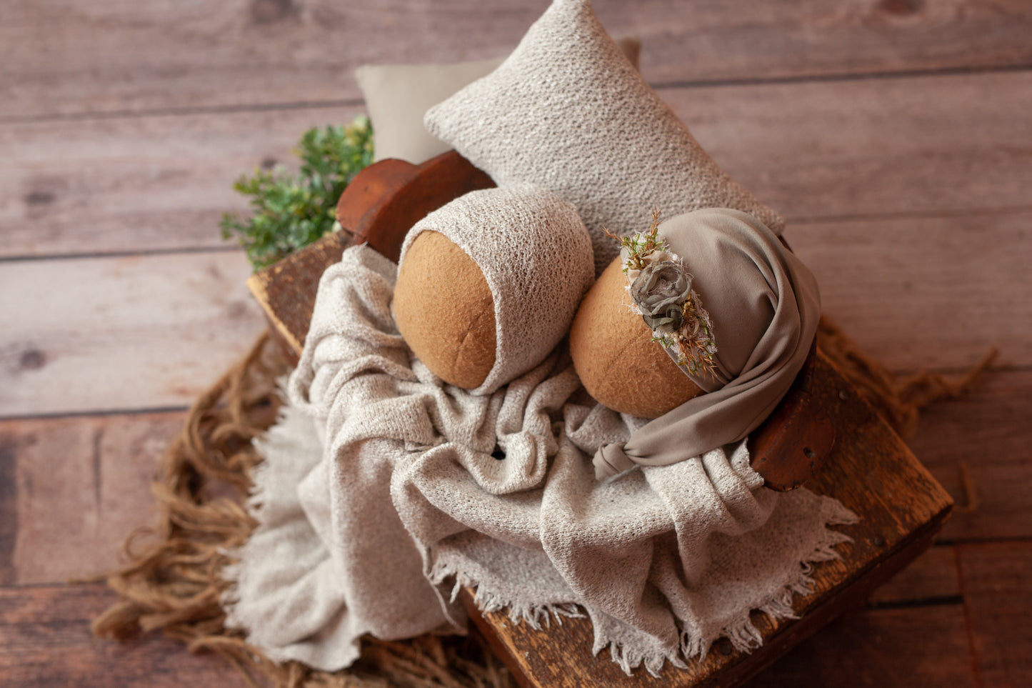 Taupe and Textured - 5 piece set
