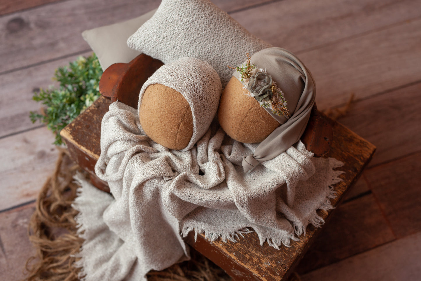 Taupe and Textured - 5 piece set