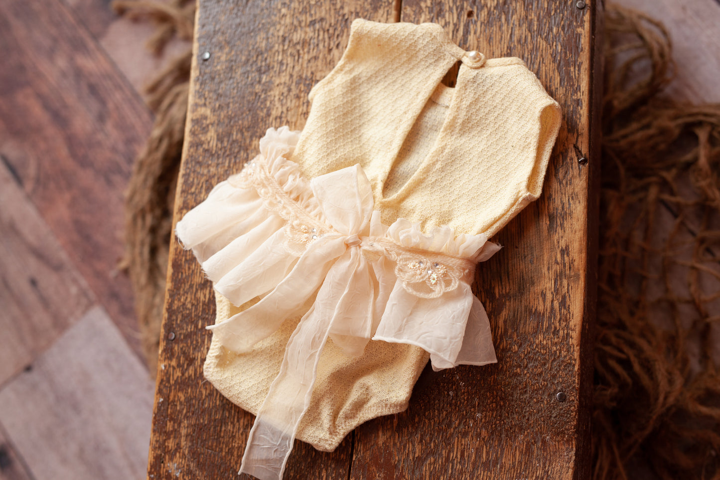 Esadora - Newborn Romper with Removable Skirt