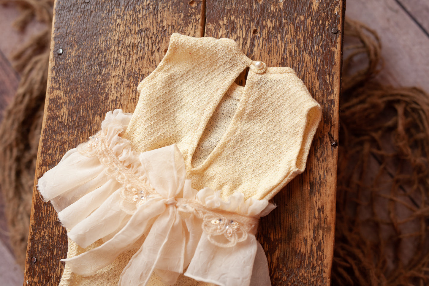 Esadora - Newborn Romper with Removable Skirt