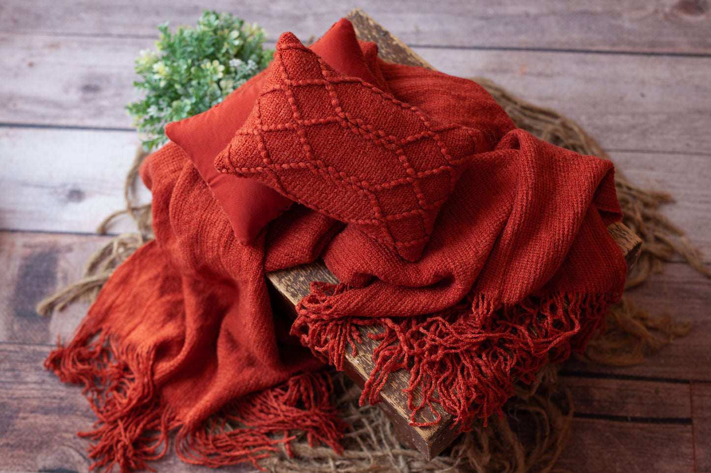 Brick Textured Pillow and Layer