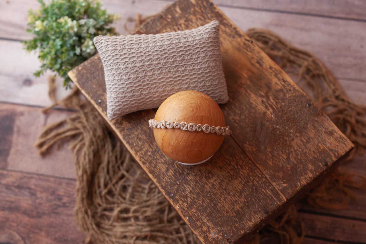Rowan Pillow and Rosette Halo