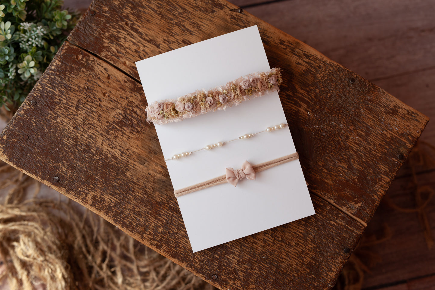 Rhonda - Set of three tiebacks