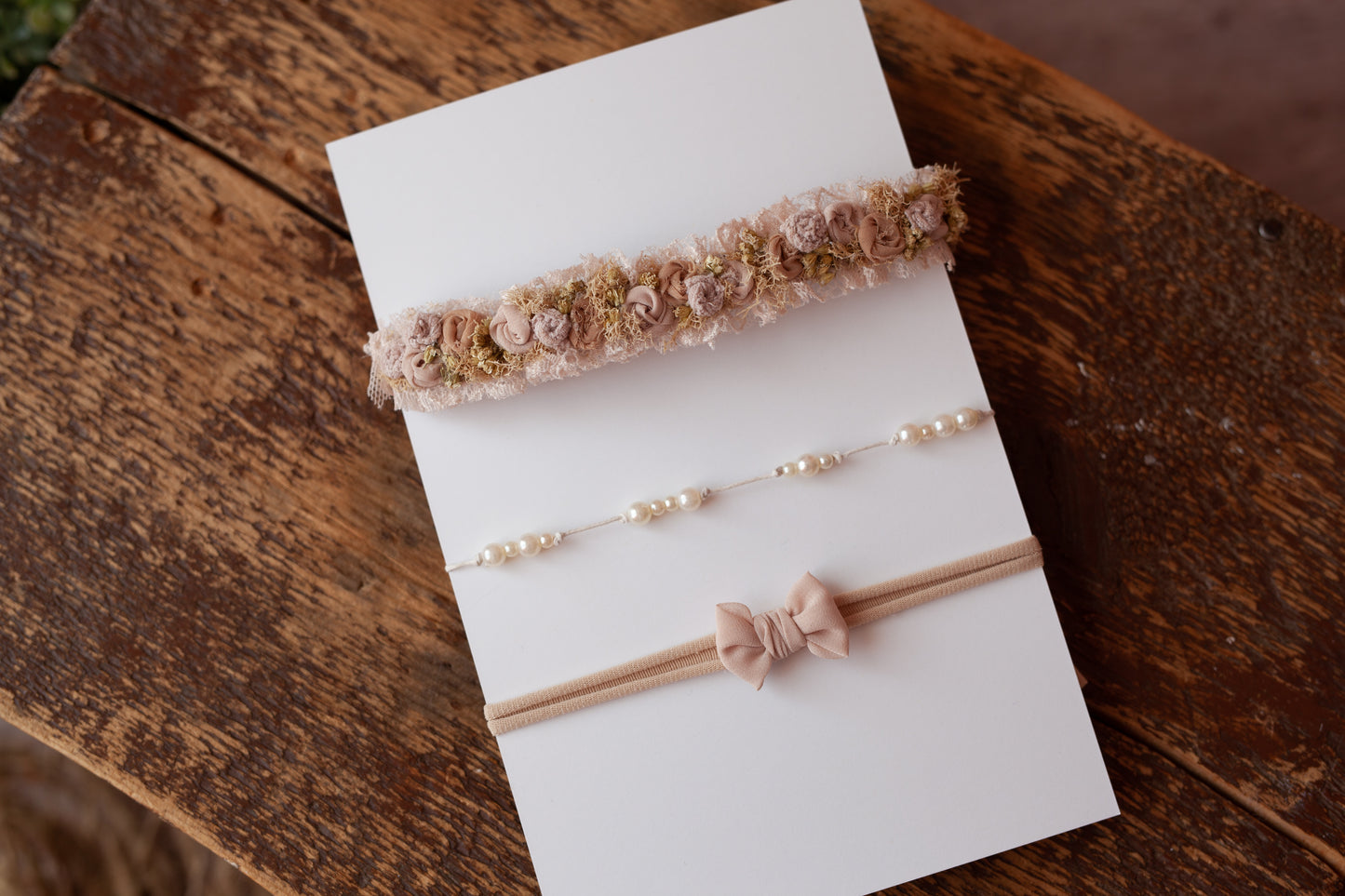 Rhonda - Set of three tiebacks