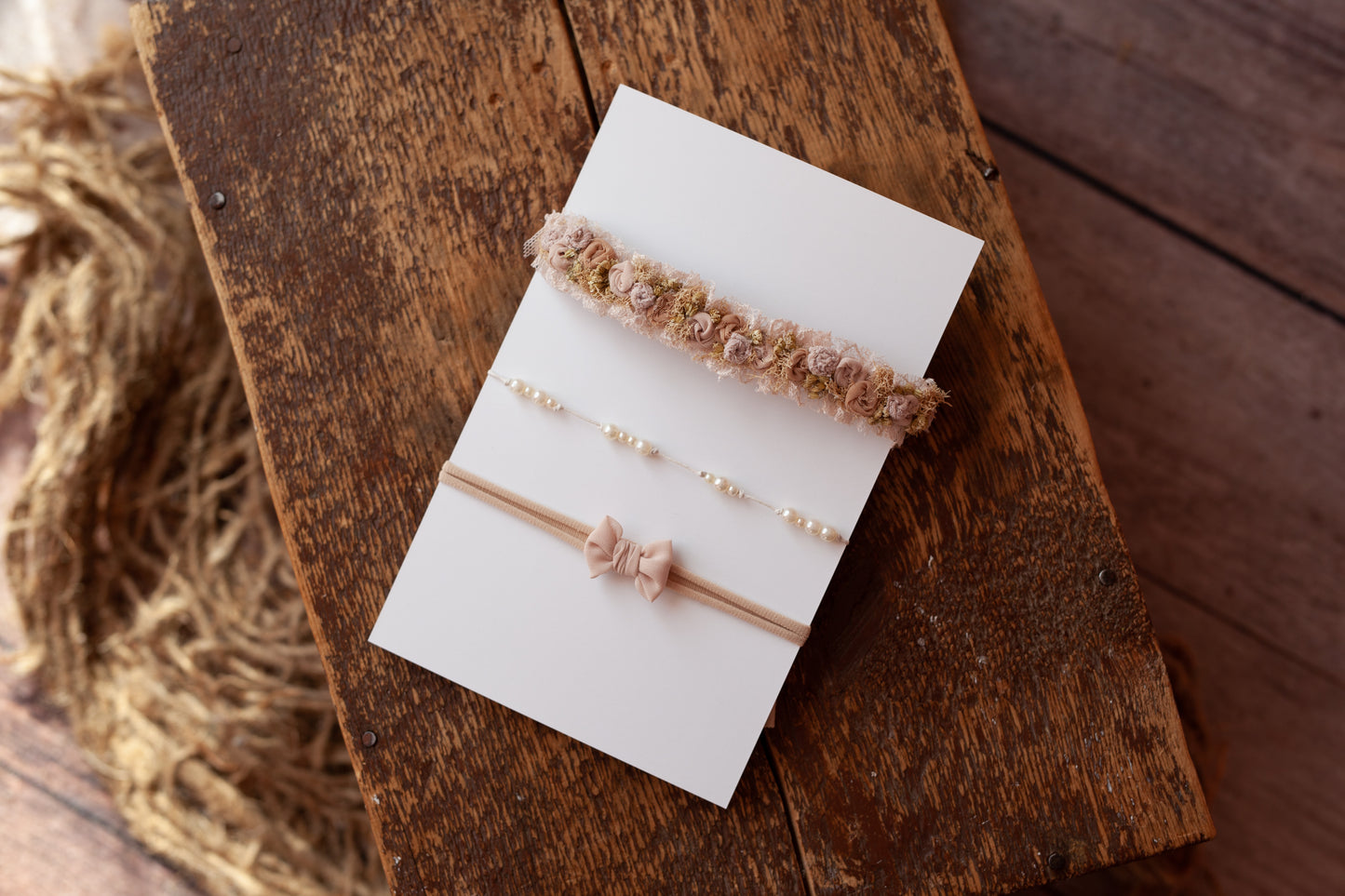 Rhonda - Set of three tiebacks