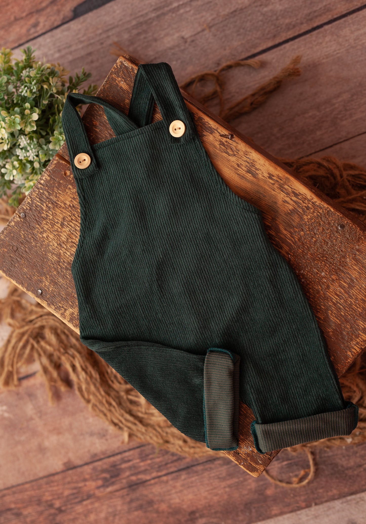 Coduroy - Sitter Overalls and Party Hat