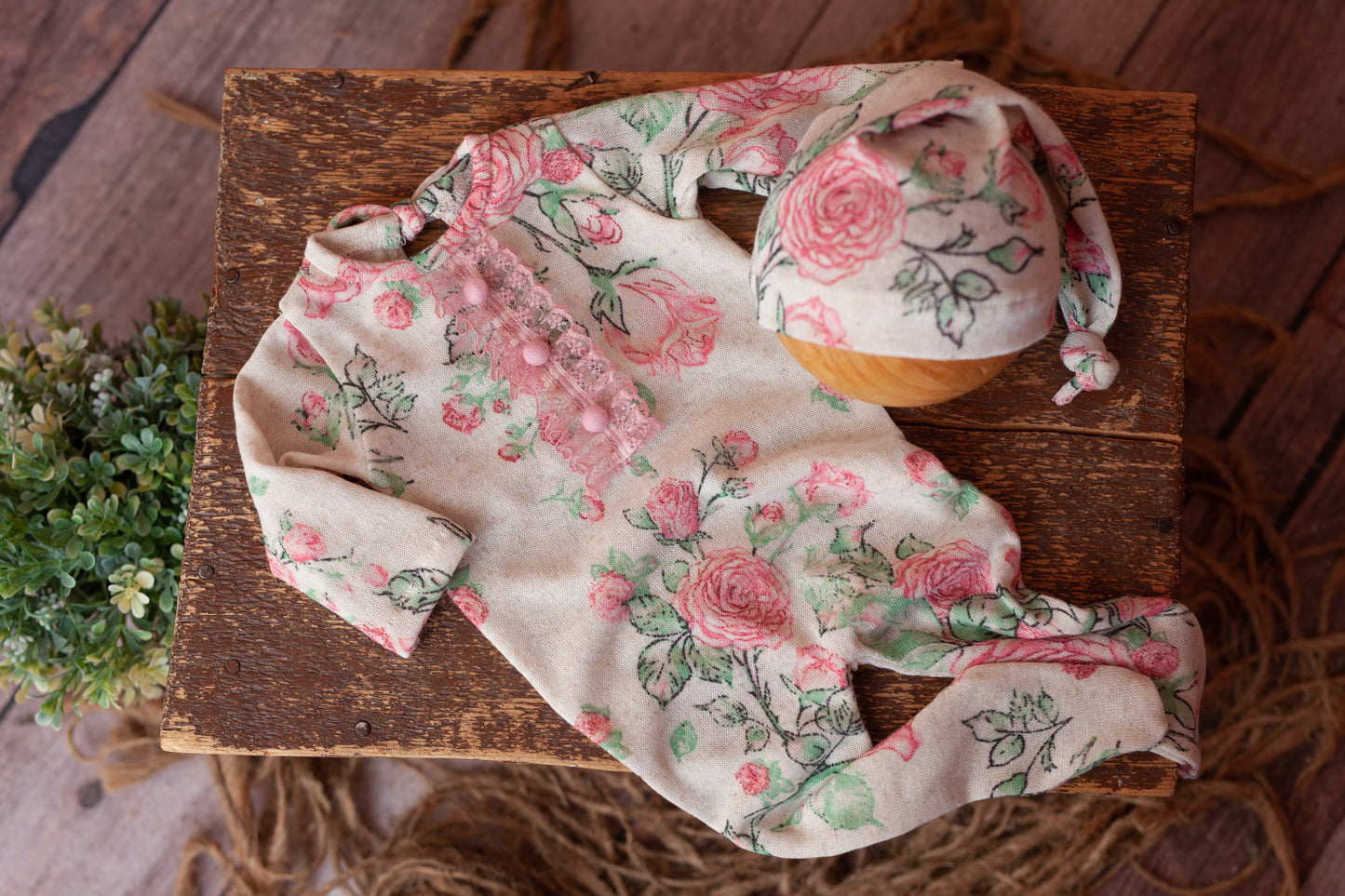 Bloom - Newborn Floral Sleeper Set