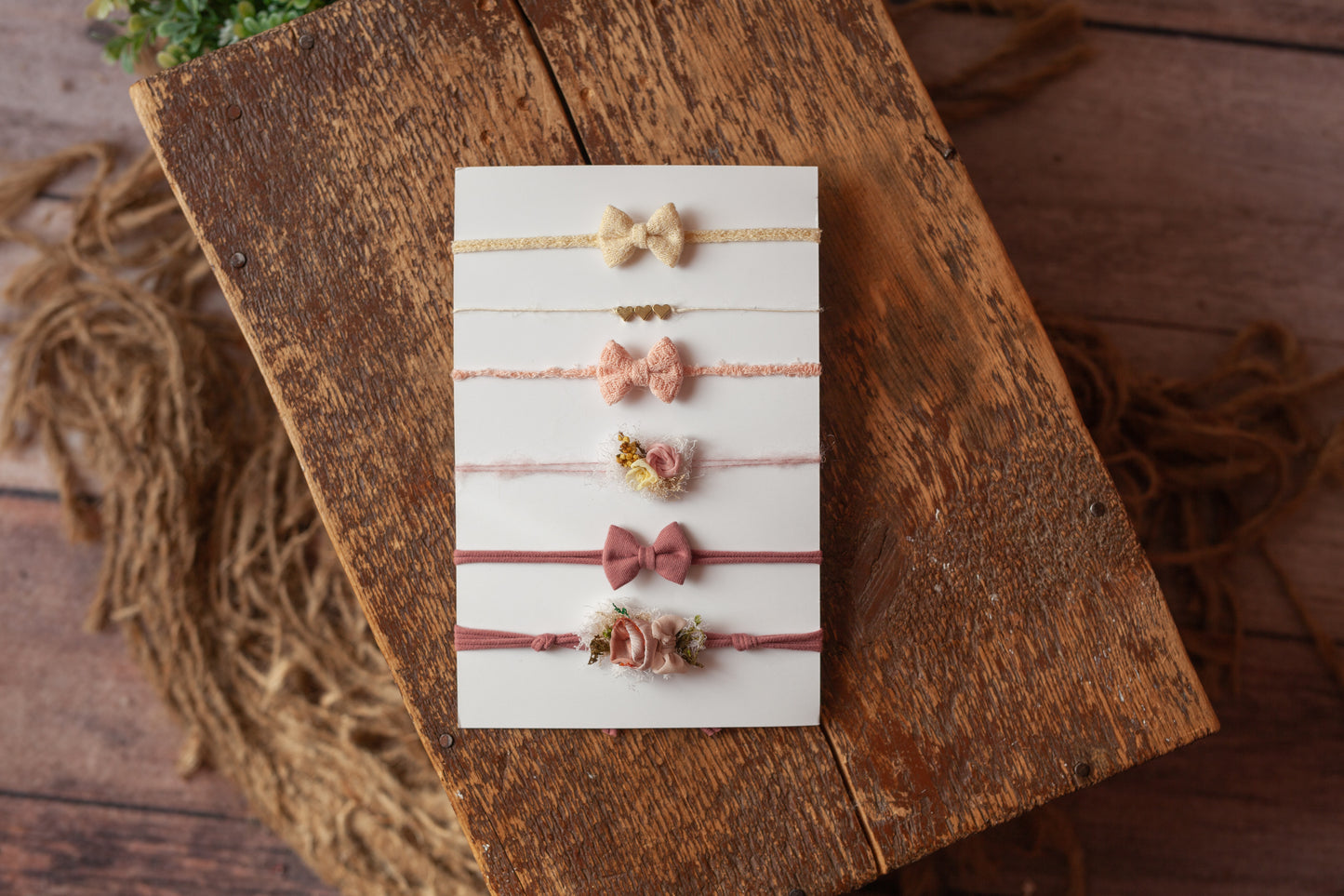 Sunrise - Set of 6 Tiny Tiebacks