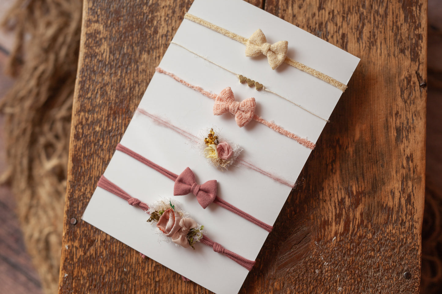 Sunrise - Set of 6 Tiny Tiebacks