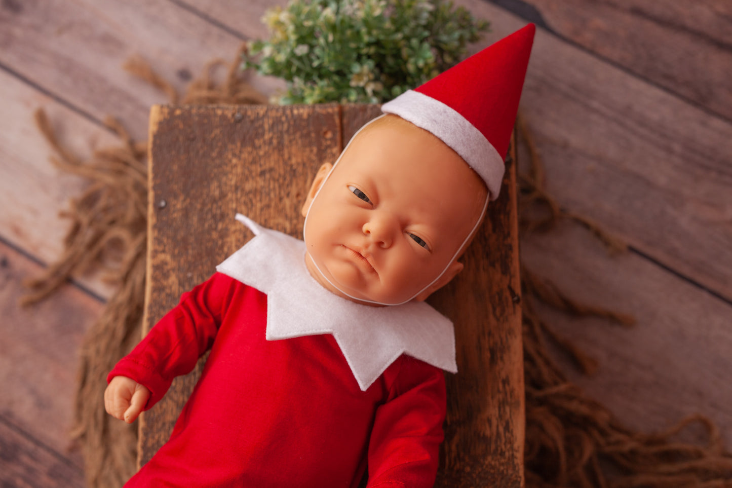 Newborn Red Elf Set