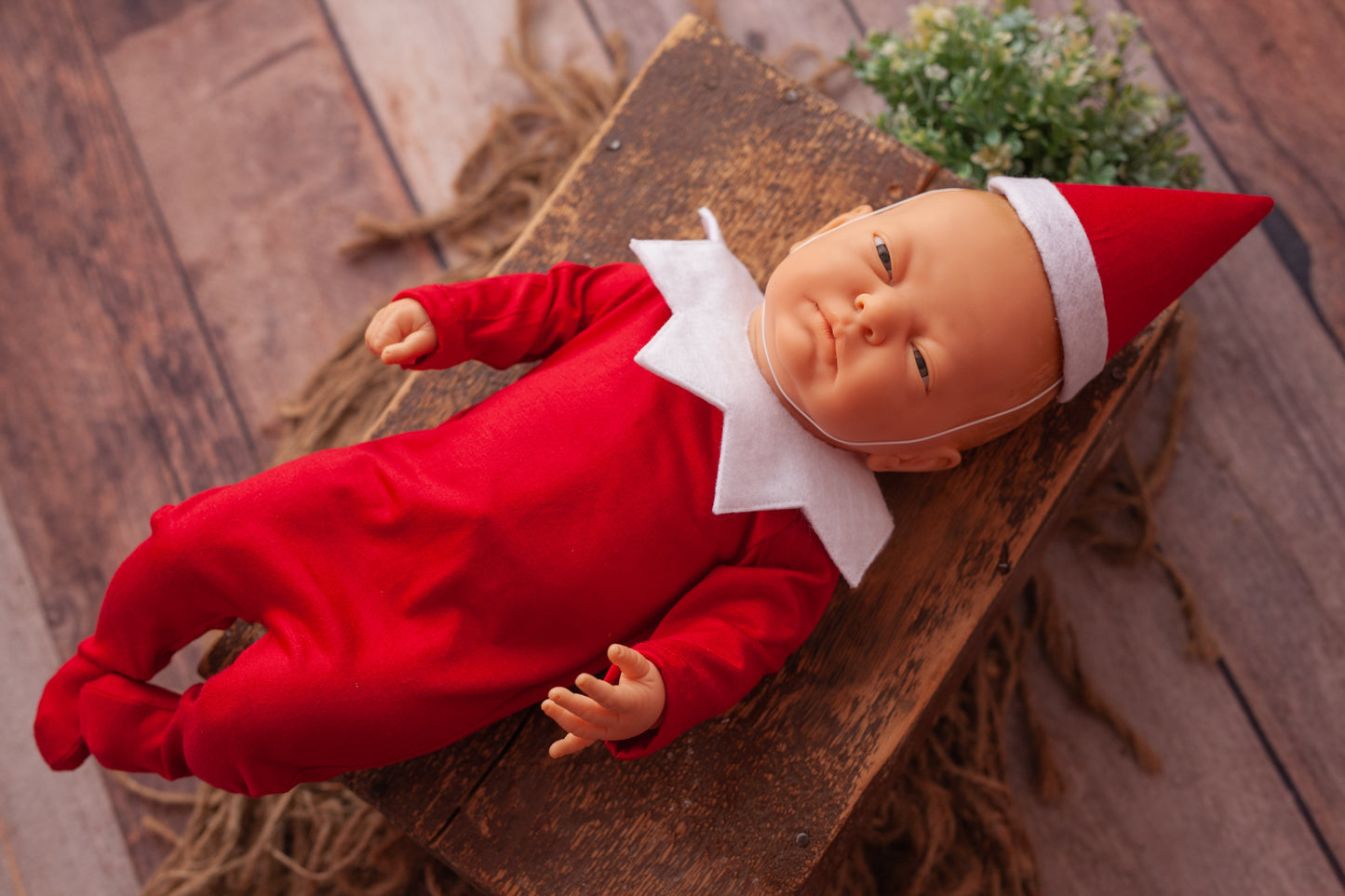 Newborn Red Elf Set