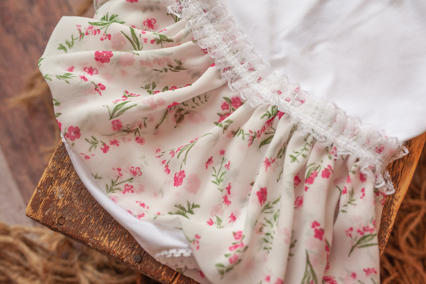 Andreia- 9-12 month romper and Skirt