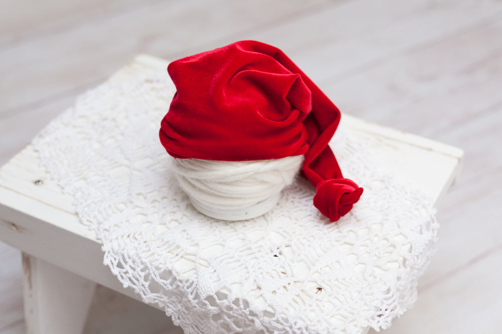 Holiday Velvet Sleepy Caps