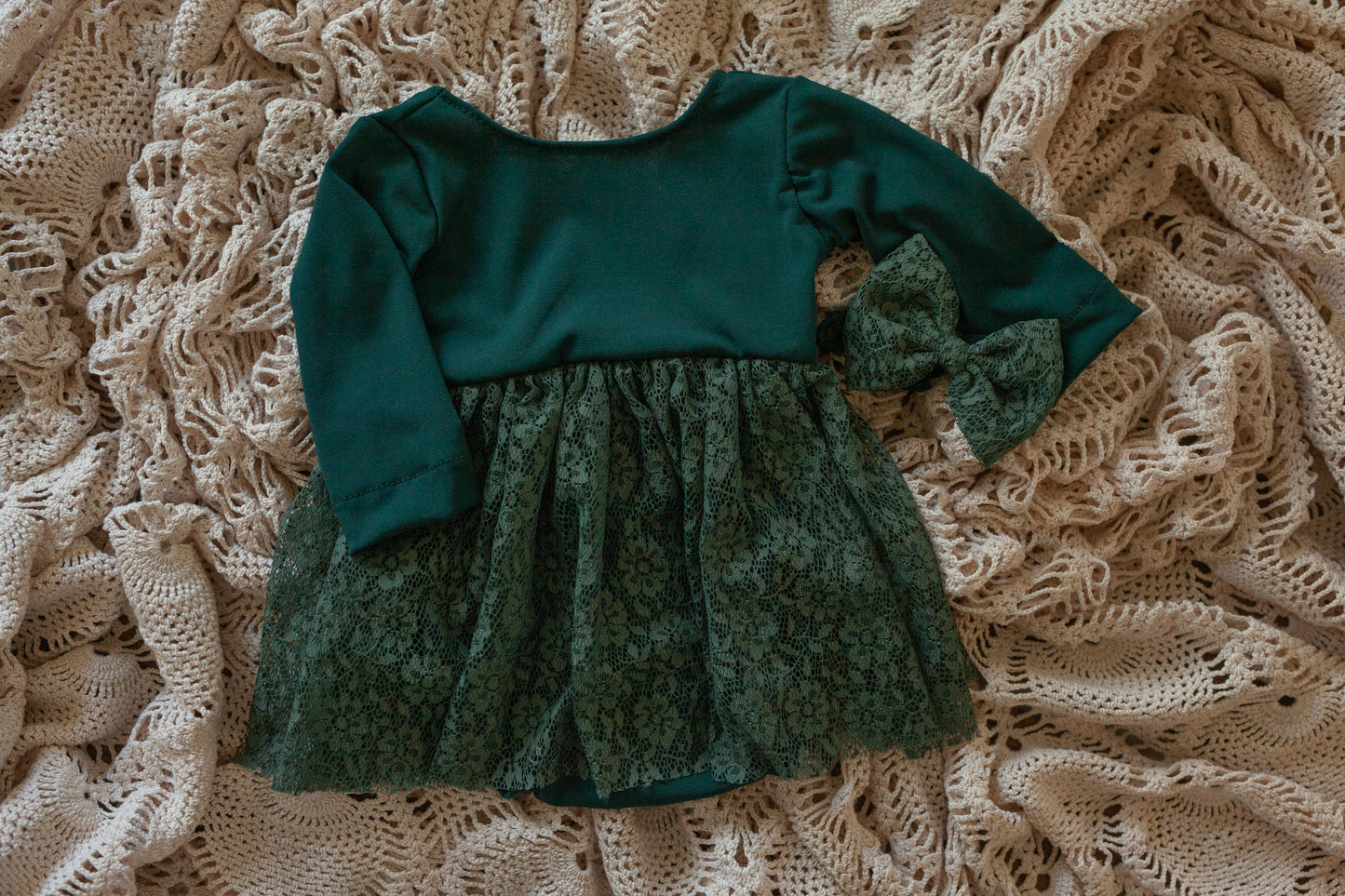 Ballerina in Winter Green