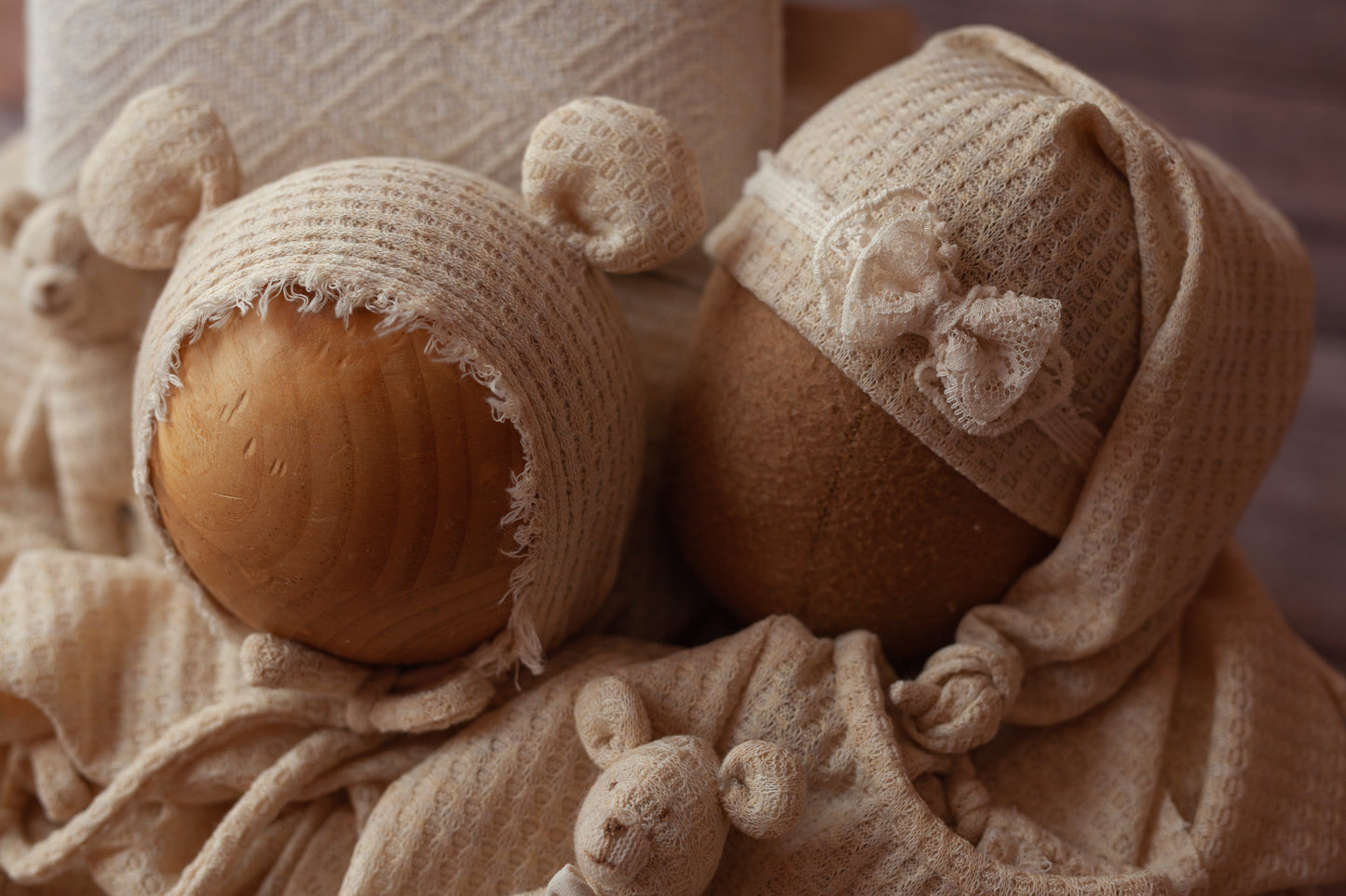 Cream, Beige and Textures - 9 piece set