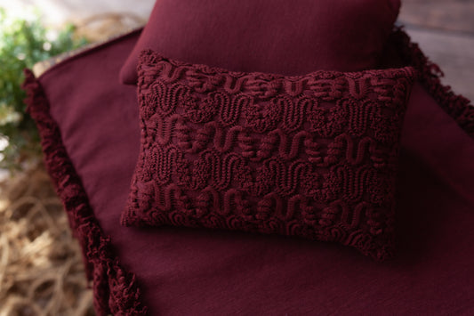 Wine and Lace - Tiny Bedspread and Pillow