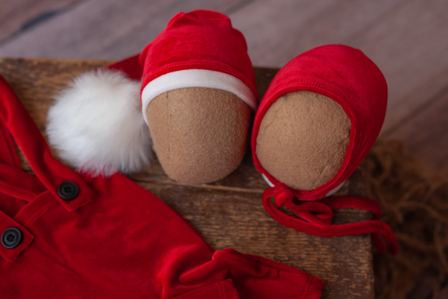 Santa Sleepy Cap and Bonnet