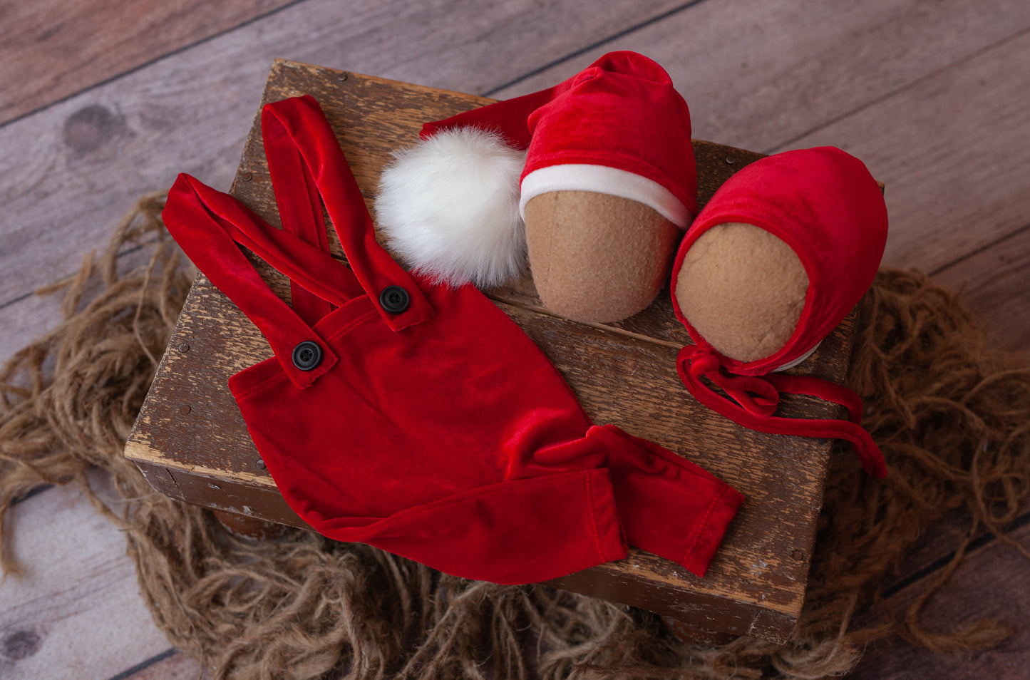 Santa Sleepy Cap and Bonnet