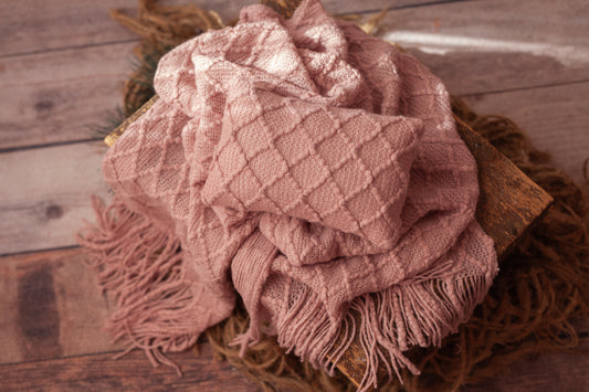 Cozy Pink - Textured Pillow and Layer Set
