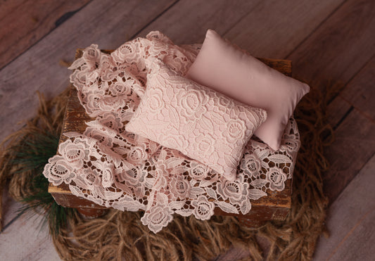 Elle - Lace Layer and Pillow