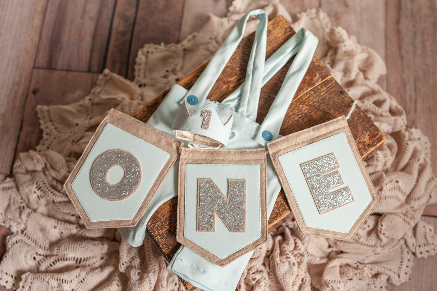 Light Blue Cake Smash Set