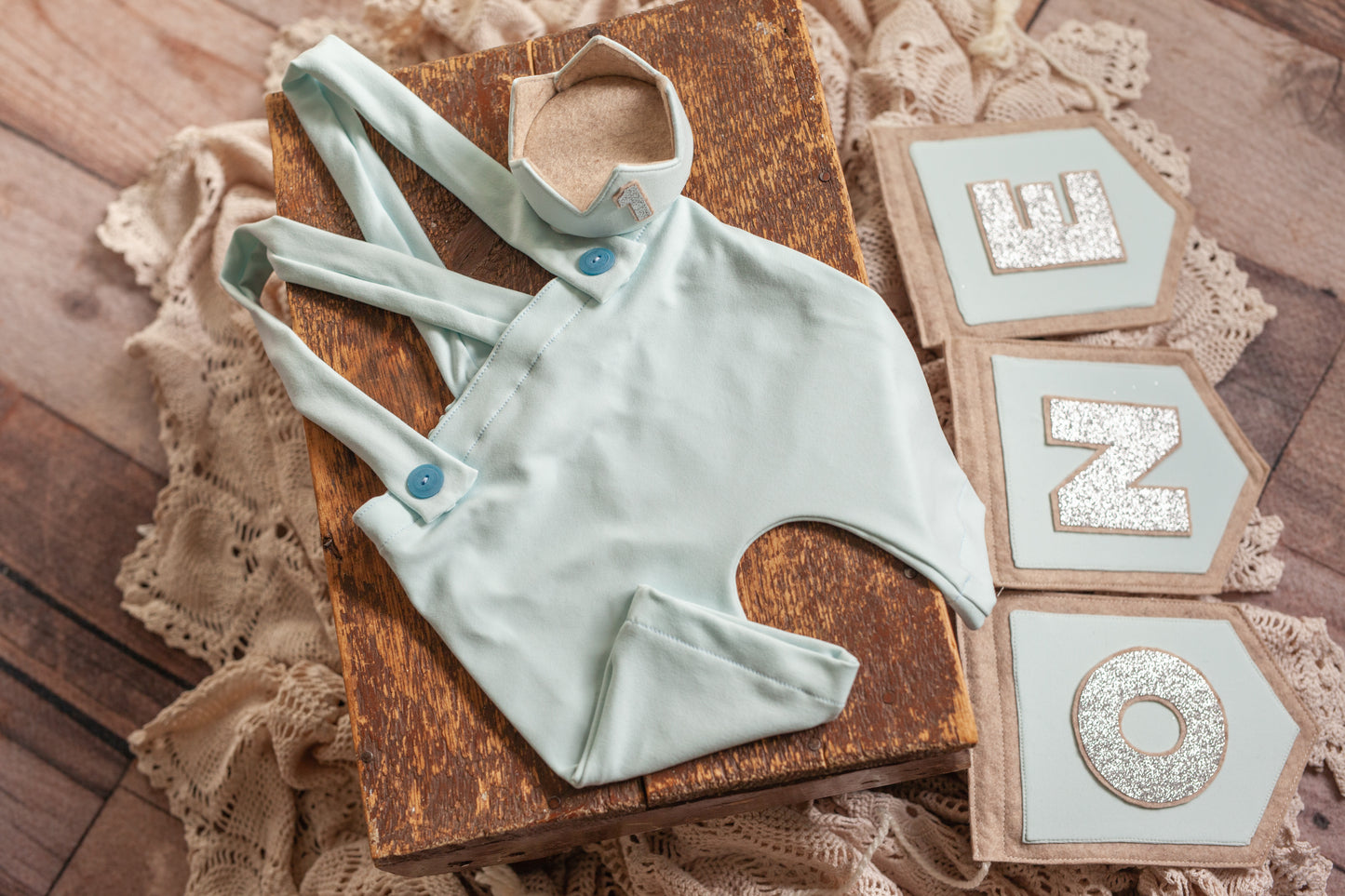 Light Blue Cake Smash Set