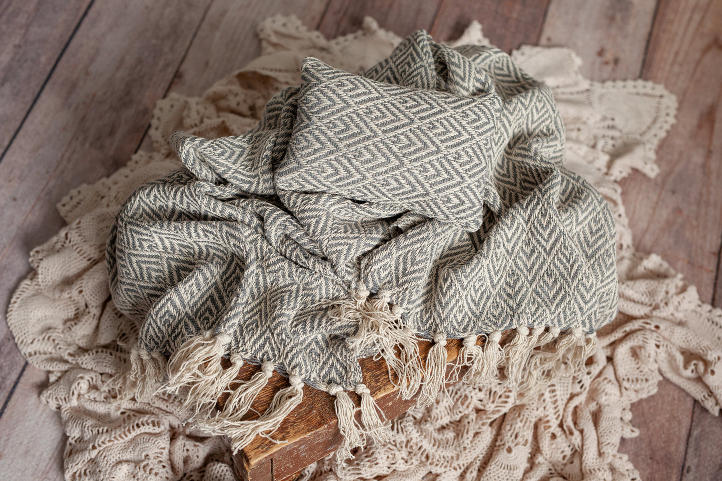 Textured Layer and Pillow