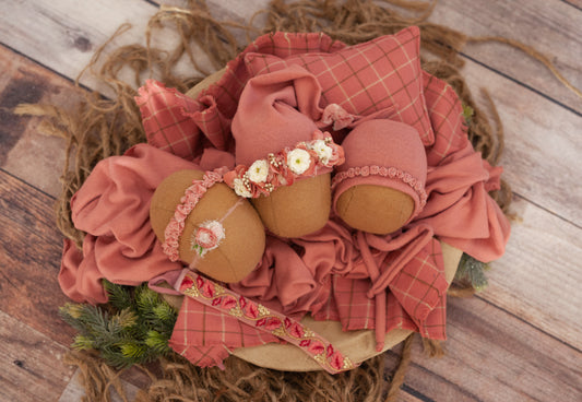 Sandra - Coral Pink Set